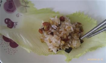 白菜包糥米饭团的做法步骤9