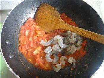 丝瓜番茄虾的做法步骤11
