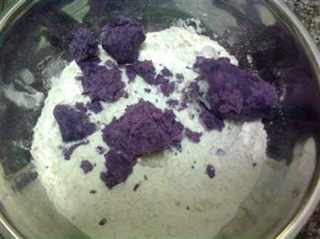 紫薯燕麦小饼的做法图解2