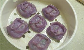 紫色鞋形蒸饺的做法图解22