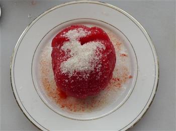 砂糖拌西红柿的做法图解6
