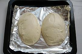 培根批萨草面包的做法步骤10