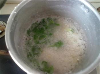 青菜火腿米粥的做法步骤5