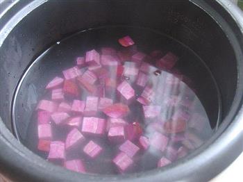 紫薯香米粥的做法步骤4