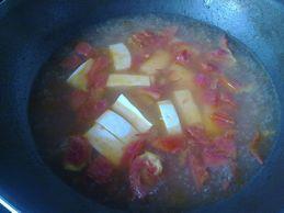 番茄鸡蛋豆腐汤的做法图解6