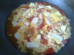 番茄鸡蛋豆腐汤的做法步骤9