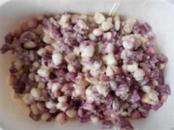 紫薯玉米烙的做法步骤5