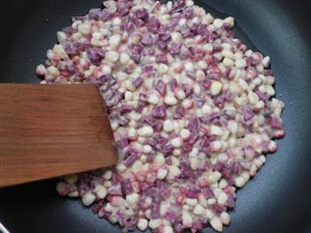 紫薯玉米烙的做法步骤8