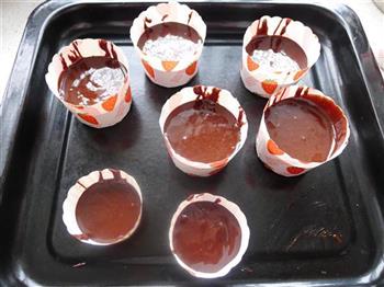 巧克力熔浆蛋糕的做法步骤6