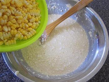 奶香鲜玉米煎饼的做法步骤5