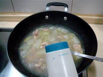 冬瓜兔肉汤的做法步骤3