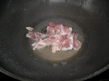 凤尾菇炒肉的做法步骤4