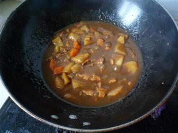 咖喱土豆鸡肉丝的做法步骤7