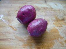 天然彩色紫薯馒头的做法图解1