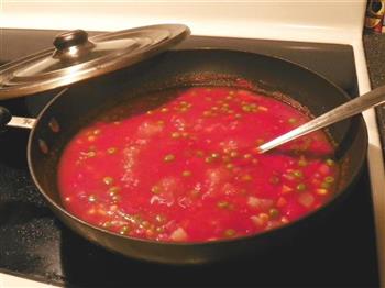 番茄什菜浓汤的做法步骤5