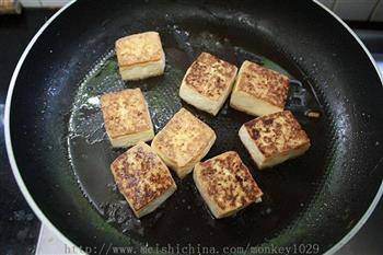 黄豆酱焖老豆腐的做法图解4