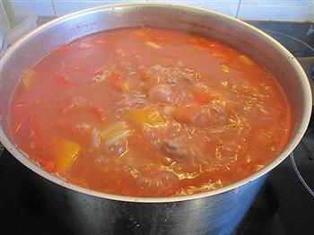 牛肉彩椒浓汤的做法步骤13