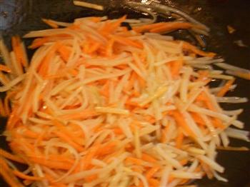 胡萝卜土豆丝的做法步骤6