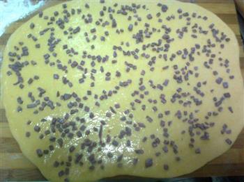 南瓜紫薯花卷的做法步骤8