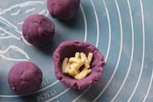 紫薯奶酪球的做法图解5