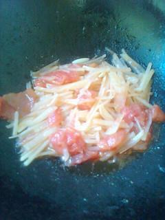 番茄土豆丝的做法步骤11