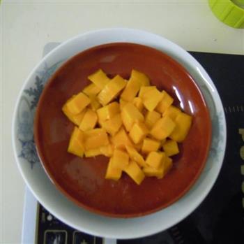 香芒红豆汤的做法步骤5