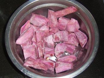 紫薯桂园肉甜粽的做法步骤4