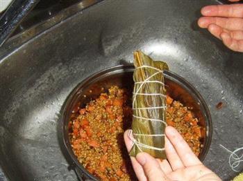 香菇烤肠粽的做法步骤13