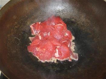 辣白菜炒牛肉的做法图解4
