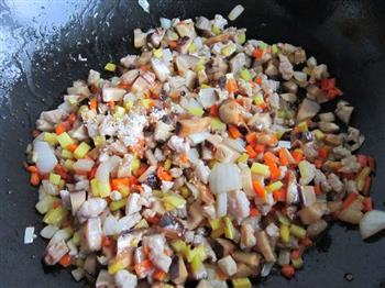 香菇肉末蒸豆腐的做法步骤9