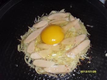 土豆丝煎鸡蛋的做法步骤6