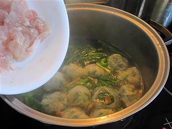 鱼片芥菜煮云吞的做法步骤7