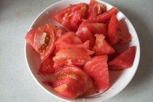 西红柿炒花菜的做法步骤3