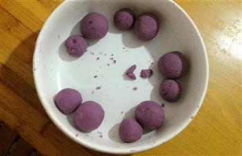 紫薯奶酪葫芦的做法图解5