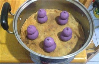 紫薯奶酪葫芦的做法图解9