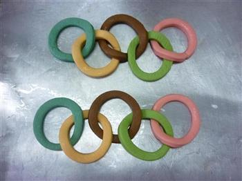 奥运五环饼的做法图解8