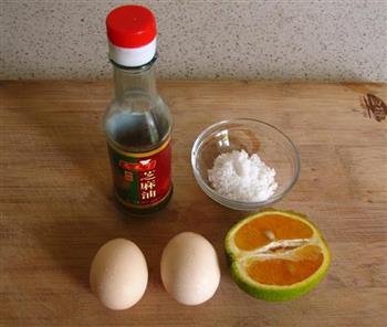橘子味鸡蛋羹的做法步骤1
