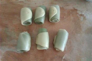 抹茶红豆酥的做法步骤8