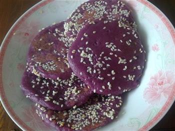 紫薯饼的做法步骤10
