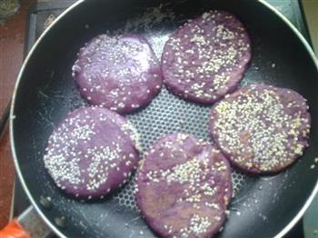 紫薯饼的做法步骤8