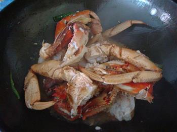 姜葱炒蟹的做法步骤8