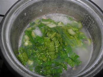 海蛎芥菜粥的做法步骤7