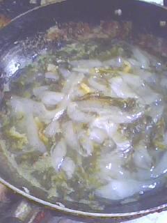 粉皮榨菜咸菜汤的做法步骤7