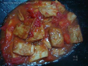 茄汁焖红烧豆腐的做法步骤10
