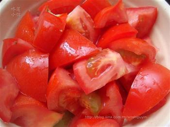 茄汁焖红烧豆腐的做法步骤2