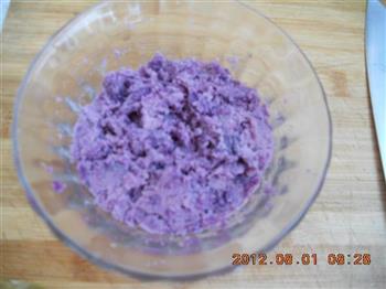 南瓜紫薯饼儿的做法步骤6
