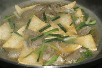香煎豆腐烩回锅肉的做法步骤6