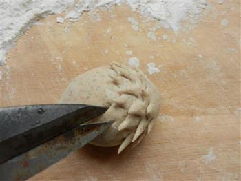 小刺猬豆沙包的做法步骤11