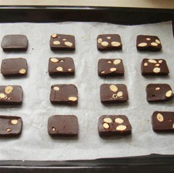 杏仁巧克力饼干的做法步骤9