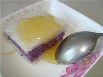 糯米紫薯糕的做法步骤8
